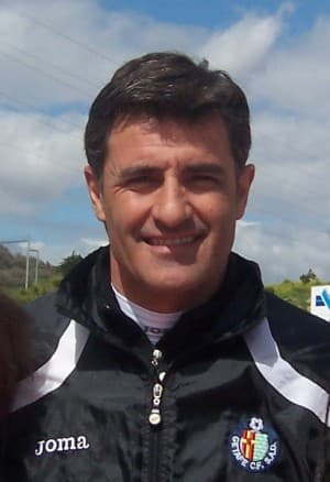 Michel. Tu jako trener Getafe.