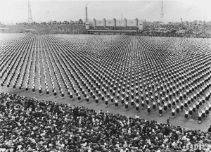 Pokazy gimnastyczne Towarzystwa „Sokół” w 1932 roku