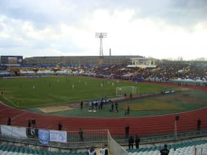 Stadion w Ługańsku przed zniszczeniem