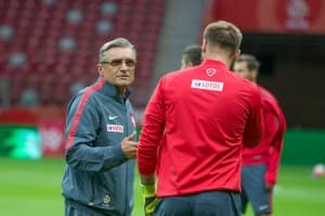 Polska - Gibraltar, Eliminacje EURO 2016 w Piłce Nożnej, 06.09.2015, Adam Nawałka, fot. Grzegorz Rutkowski;