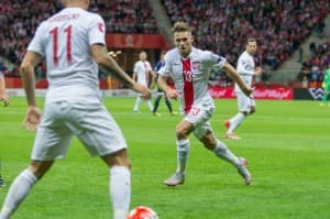 Polska - Gibraltar, Eliminacje EURO 2016 w Piłce Nożnej, Maciej Rybus, 07.09.2015, fot. Grzegorz Rutkowski;