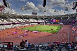 Tak prezentuje się położony w londyńskim Stratford, Stadion Olimpijski.