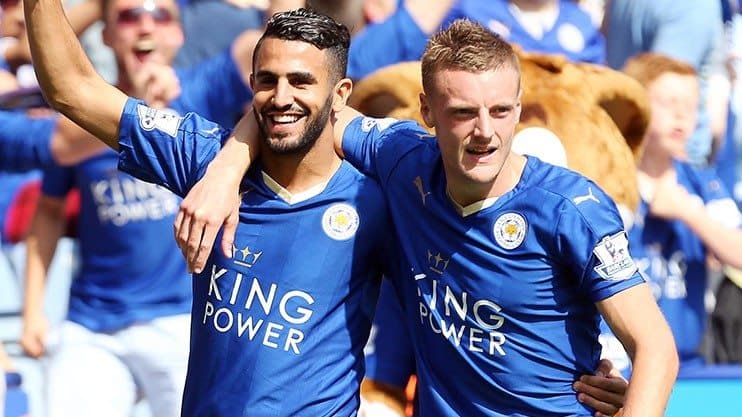 Leicester Mahrez Vardy (fot. sbat.com)