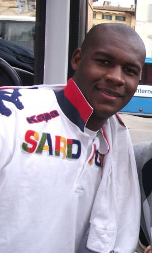 Victor Ibarbo w barwach Cagliarii