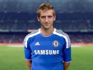 Marko Marin w barwach Chelsea(to tak niespotykany widok ;) )