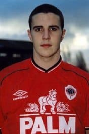John O'Shea w koszulce Royal Antwerp (fot.antwerpsupporter.be)