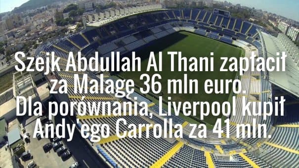 Malaga, Estadio La Rosaleda (fot. Youtube.com)