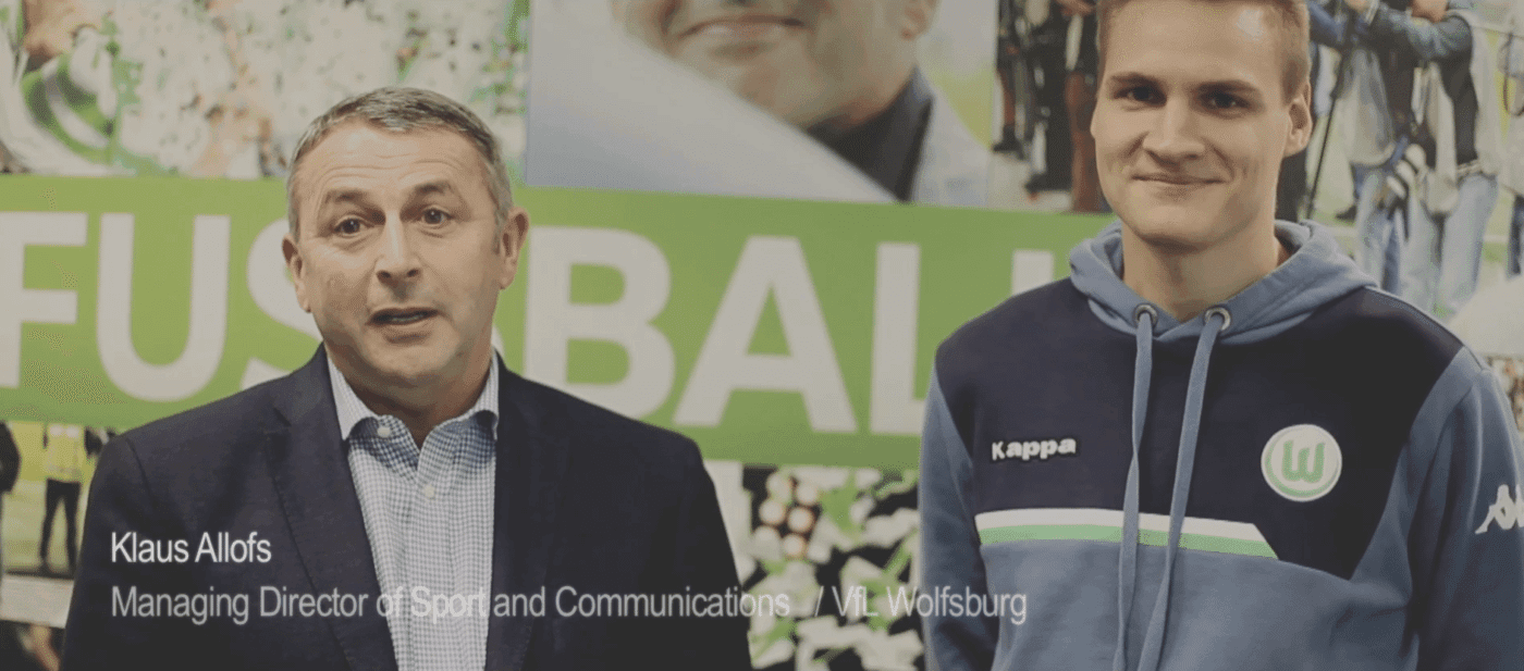 Klaus Allofs i Benedikt "Salz0r" Saltzer