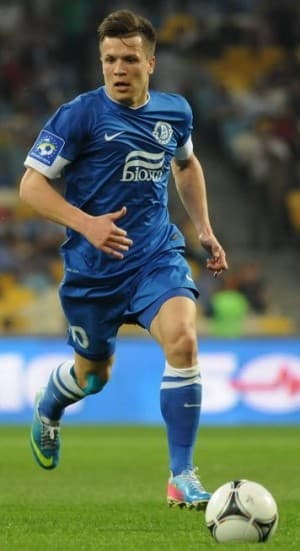 Jewhen Konoplyanka jako piłkarz Dnipro