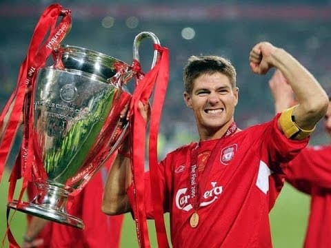 Steven Gerrard w Pucharem Ligi Mistrzów