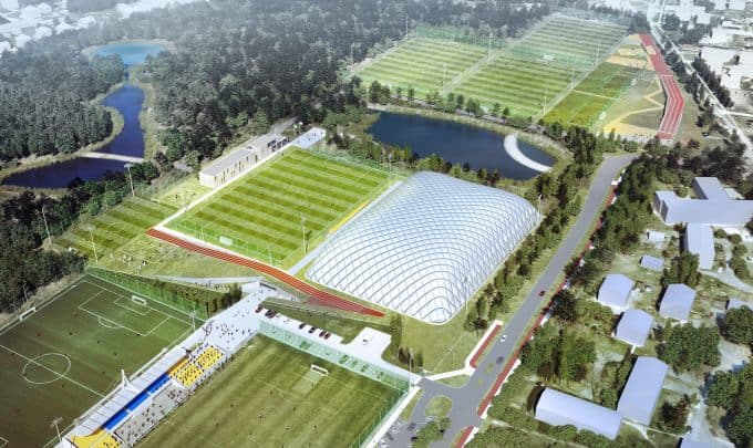 Projekt Akademii Legii w Sulejówku (fot.Legia)