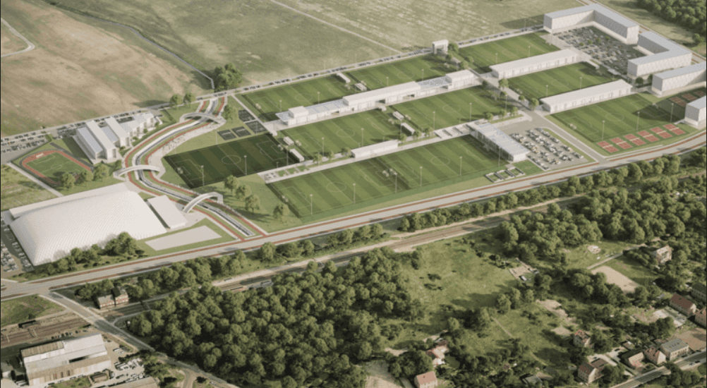 Wrocławskie Centrum Sportu na Żernikach. Gigantyczna sportowa inwestycja Wizualizacja Wrocławskiego Centrum Sportu na Żernikach