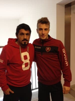 Gennaro Gattuso oraz Adrian Liberacki