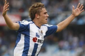 Antoine Griezmann wyróżniał się na tle słabo grającego zespołu Realu Sociedad