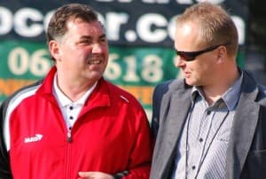 Piotr Rzepka w towarzystwie Bogusława Baniaka