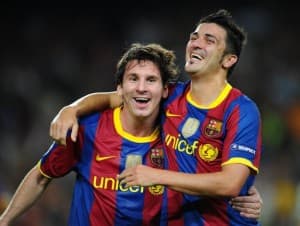 Duet Messi – Villa strzelił aż cztery z pięciu goli