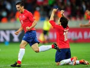 Reprezentacja Chile miała kilka dogodnych sytuacji....