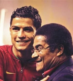 Cristiano Ronaldo i Eusebio