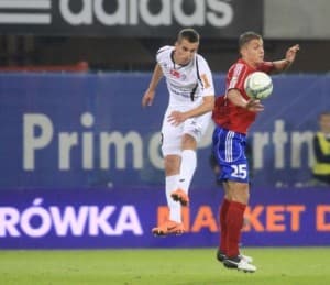 Damian Zbozień (z prawej), Piast Gliwce