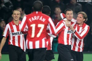 Danny Koevermans jest najlepszym strzelcem PSV w tym sezonie - przeciwko FCU do siatki trafił po raz dziesiąty