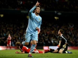 David Silva w barwach Manchesteru City