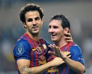 Fabregas i Messi po raz kolejny zaliczyli świetne zawody
