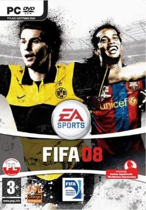 Okładka gry FIFA 2008