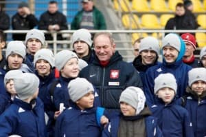 Trener kadry i być może przyszłe gwiazdy polskiej piłki