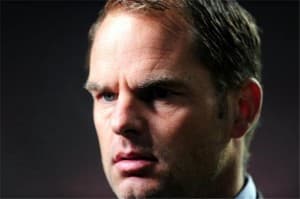 Frank de Boer, trener Ajaksu Amsterdam