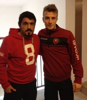 Gennaro Gattuso oraz Adrian Liberacki