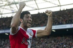 Graziano Pelle to najlepszy strzelec w drużynie Feyenoordu Rotterdam
