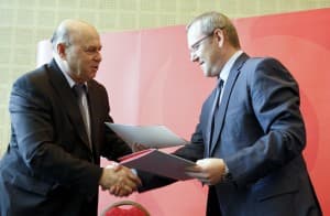 Grzegorz Lato i Bogdan Wiciński