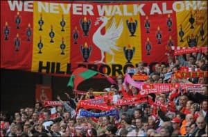Emocje zaczęły się na Anfield już przed meczem