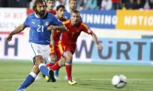 Andrea Pirlo zdobył gola z rzutu karnego