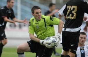 Ivan Kelava był bohaterem meczu w Malmo
