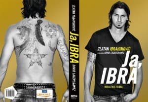 Ja, Ibra – okładka książki wydanej przez Sine Qua Non
