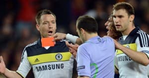 John Terry musi odpokutować za swoją interwencję w Lidze Mistrzów