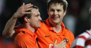 Jon Daly (z prawej) zapewnił zwycięstwo swojej drużynie