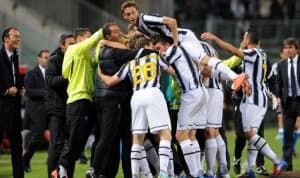 Zawodnicy Juventusu po zwycięstwie nad Cagliari zapewnili sobie mistrzostwo Włoch