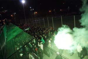 Ponad 800 osób przywitało w Gdańsku drużynę „Zielono-białych”