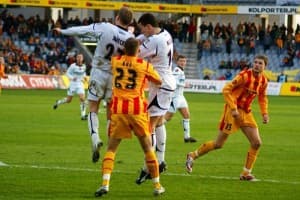 Marcin Kuś jeszcze w barwach Korony Kielce