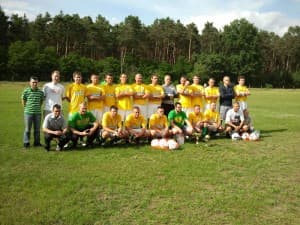 KSF Zielona Góra po zwycięskim meczu Pucharu Polski w Łężycy