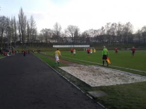 Kibice tego dnia licznie stawili się na stadionie
