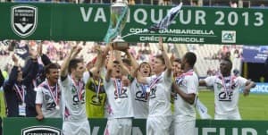 Juniorzy Bordeaux świętują zdobycie La Coupe Gambardella 