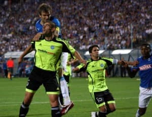 W walce o piłkę Bartosz Bosacki