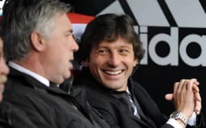 Leonardo i Ancelotti mogą być zadowoleni z wyniku PSG