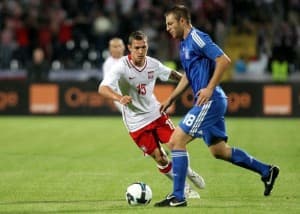 Ludovic Obraniak (z lewej) pojawi się w wyjściowym składzie reprezentacji Polski