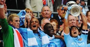 Manchester City z pucharem FA Cup
