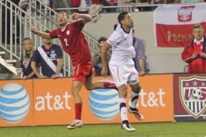 Łukasz Mierzejewski i Clint Dempsey