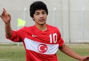 Muhammed Demirci w stroju reprezentacji Turcji